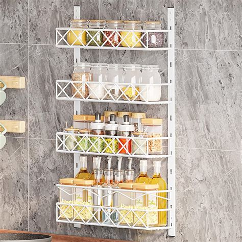 1Easylife 4-Tier Adjustable Spice Rack for Refrigerator, Wall ... - eBay