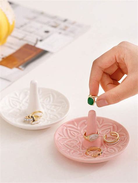 1PC Ceramic Jewelry Tray - Cloud Shaped Trinket Dish For - muktibox.com