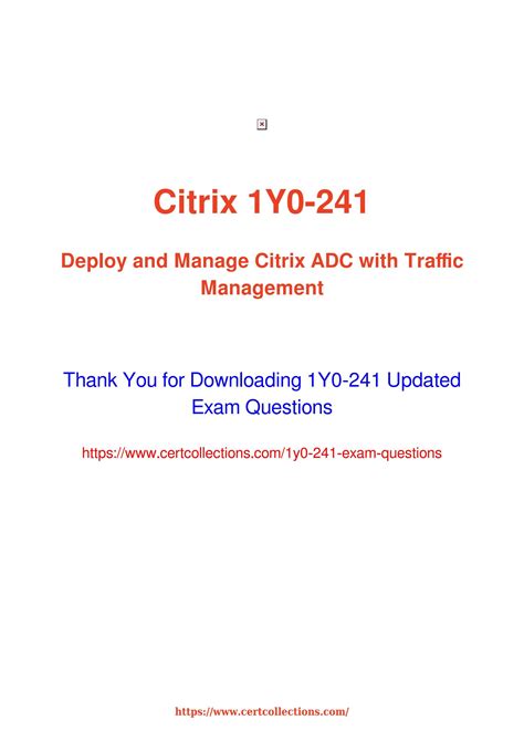 1Y0-241 PDF Testsoftware