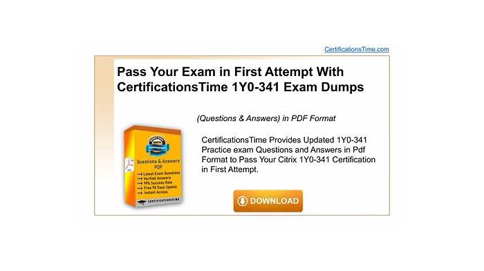 Reliable 1Y0-341 Exam Practice