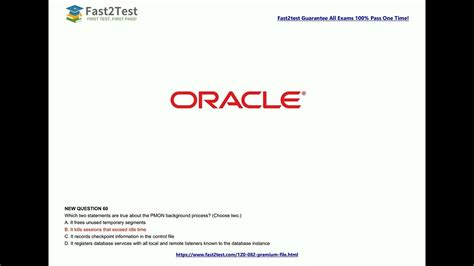 1Z0-082 PDF Testsoftware