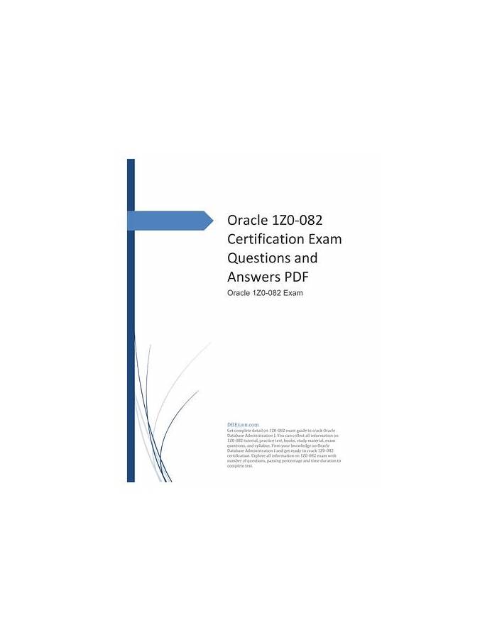 1Z0-082 Reliable Exam Pass4sure