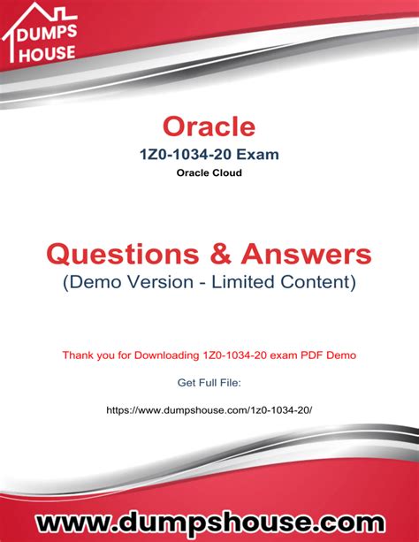1Z0-1034-21 Exam Fragen