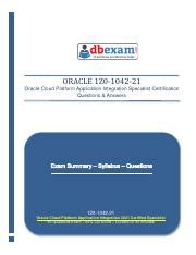 1Z0-1042-21 PDF Testsoftware