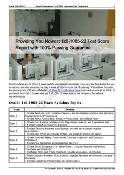 1Z0-1065-21 Tests