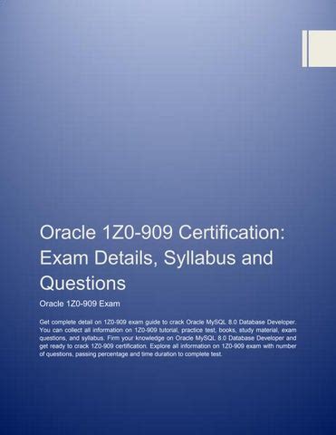 1Z0-1077-20 Exam