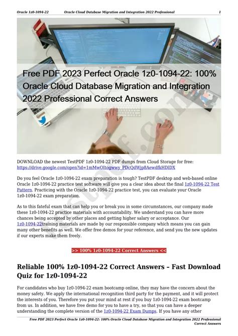 1Z0-1094-21 PDF Testsoftware