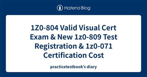 1Z0-1098-21 Valid Test Registration