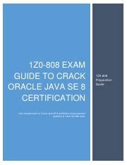 1Z0-808 Practice Test and Exam Guide on Oracle …