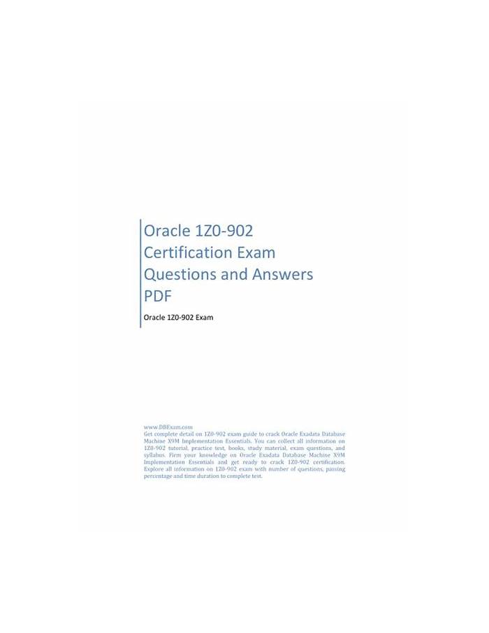 1Z0-902 Reliable Test Questions