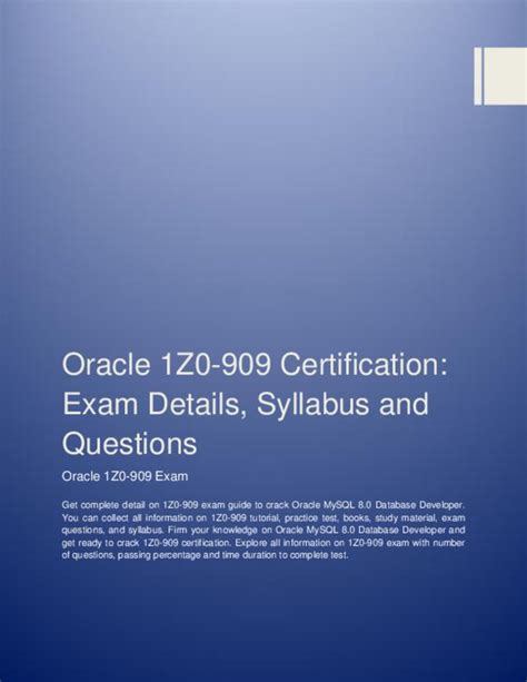1Z0-909 Zertifikatsfragen.pdf