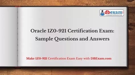 1Z1-921 Exam