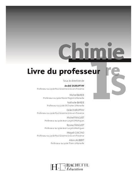 1bac Hachette
