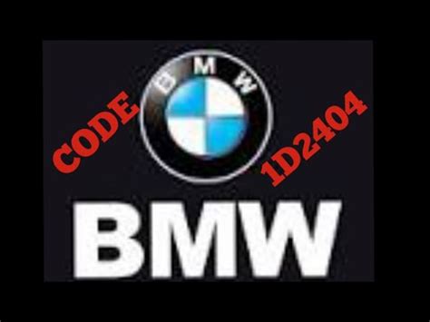 1d2404 Bmw Code