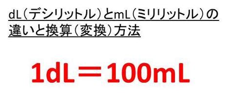 1dl In Ml