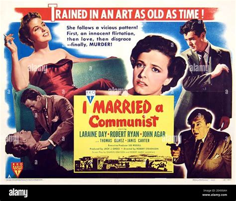 1p0573 I MARRIED A COMMUNIST pressbook 1950 Laraine