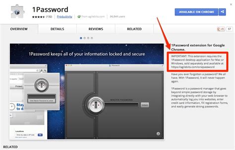 1password chrome plugin. Jul 25, 2018 ... Seamless Browser Extension or Addon ... 1Password has two extensions available, one ... (Chrome) extension, and I access it through the tray icon. 