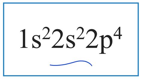 1s2 2s2 2p4