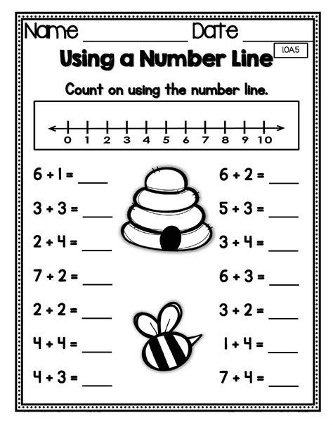1st Grade Learning Worksheets Math