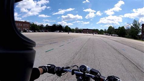 1st day of MSF Basic Riders Course YouTube