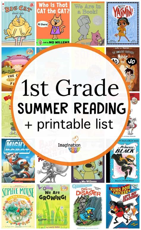 1st Grade Books For Summer Reading Imagination Soup All About Books First Grade - All About Books First Grade