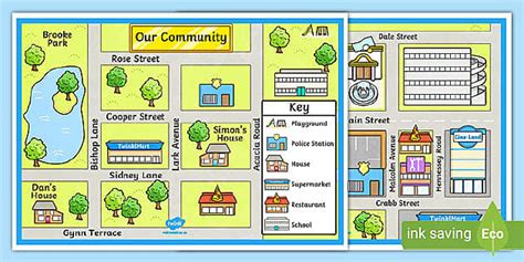1st Grade Community Maps Elementary Technology Lessons 1st Grade Map - 1st Grade Map