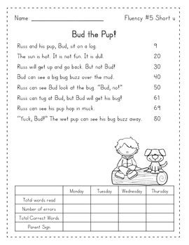 1st Grade Decodable Reading Fluency Passages With Comprehension First Grade Reading Fluency - First Grade Reading Fluency