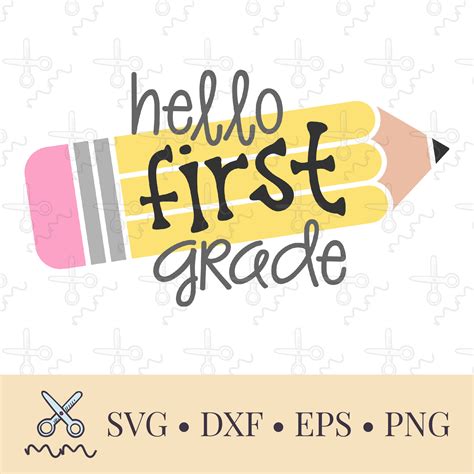 1st Grade Pencils Etsy First Grade Pencil - First Grade Pencil