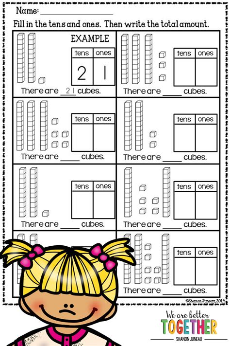 1st Grade Place Value Worksheets 2 Digit Numbers Tens And Ones First Grade Worksheets - Tens And Ones First Grade Worksheets