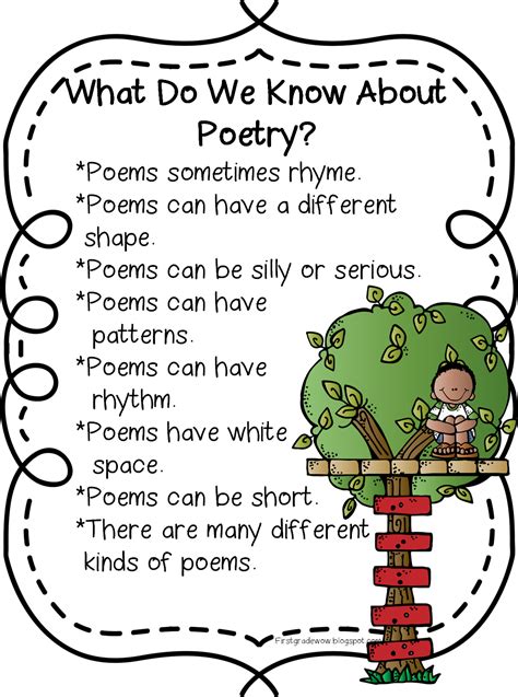 1st Grade Poetry Activities Teachervision Poetry Activities For First Grade - Poetry Activities For First Grade