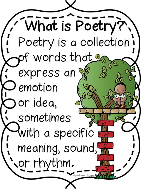 1st Grade Poetry Teachervision Poetry Activities For First Grade - Poetry Activities For First Grade
