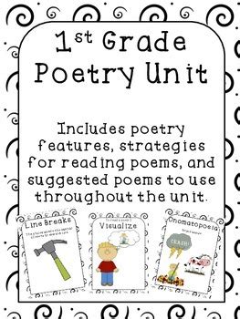 1st Grade Poetry Unit Plans Tpt First Grade Poetry Units - First Grade Poetry Units