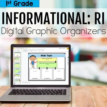 1st Grade Ri Informational Digital Graphic Organizers Graphic Organizers For Second Grade - Graphic Organizers For Second Grade