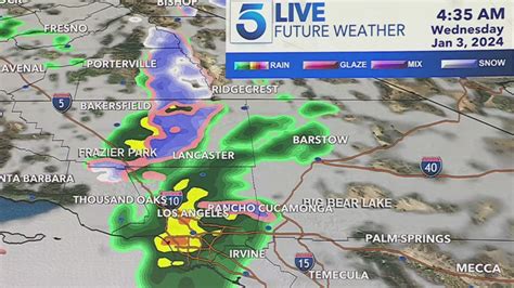 1st in series of cold storms to bring more rain, snow to Southern California
