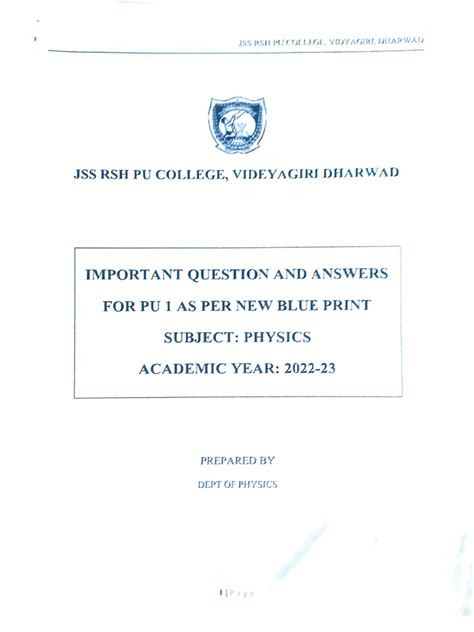 1st puc physics important questions with answers. .  <a href=https://f...