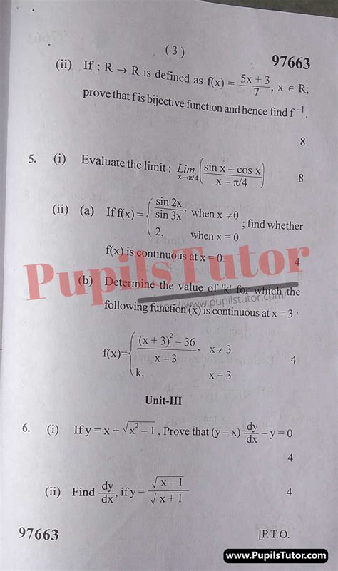 Full Download 1St Semester Maths Paper 