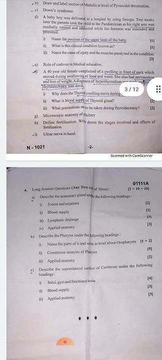 Read 1St Year Question Paper Mbbs Muhs 