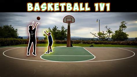 1v1 basketball game at the park  YouTube