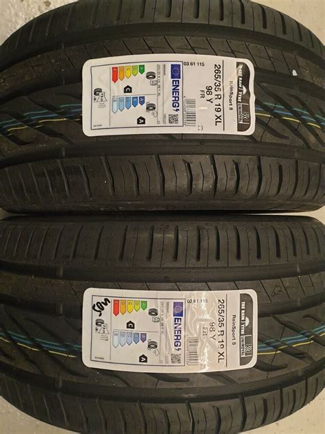 1x Uniroyal 265 35 19 98Y RainSport 5 tyre eBay