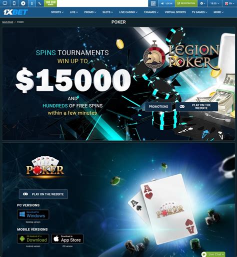 1xbet browser poker