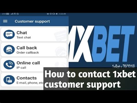 1xbet customer care email address
