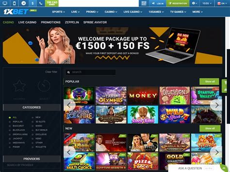 1xbet in play casino