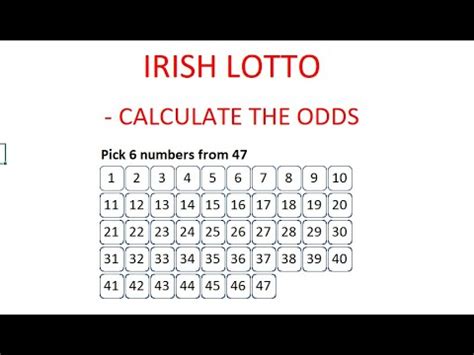 1xbet irish lottery odds