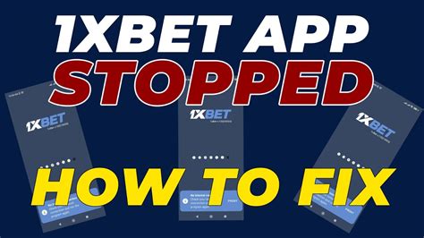 1xbet is not opening
