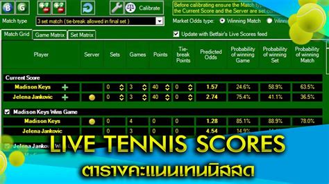 1xbet live scores tennis
