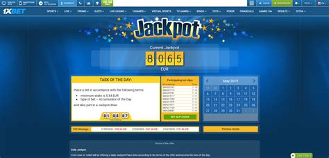 1XBET JACKPOT - predictions Best for Sports, Jackpot, lotto, teer