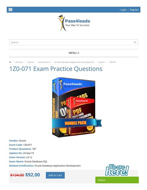 1z0-071 Exam Fragen