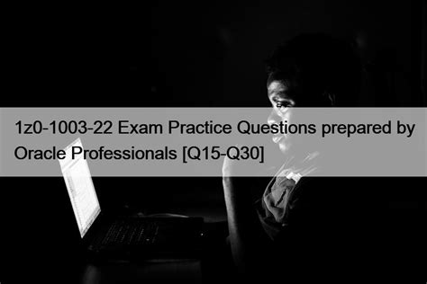 1z0-1003-22 Exam Fragen