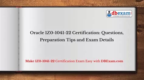 1z0-1041-22 Exam Fragen