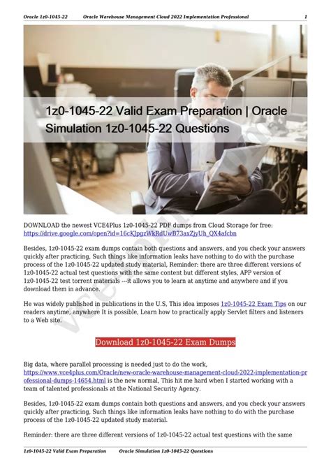 1z0-1045-22 Exam Fragen